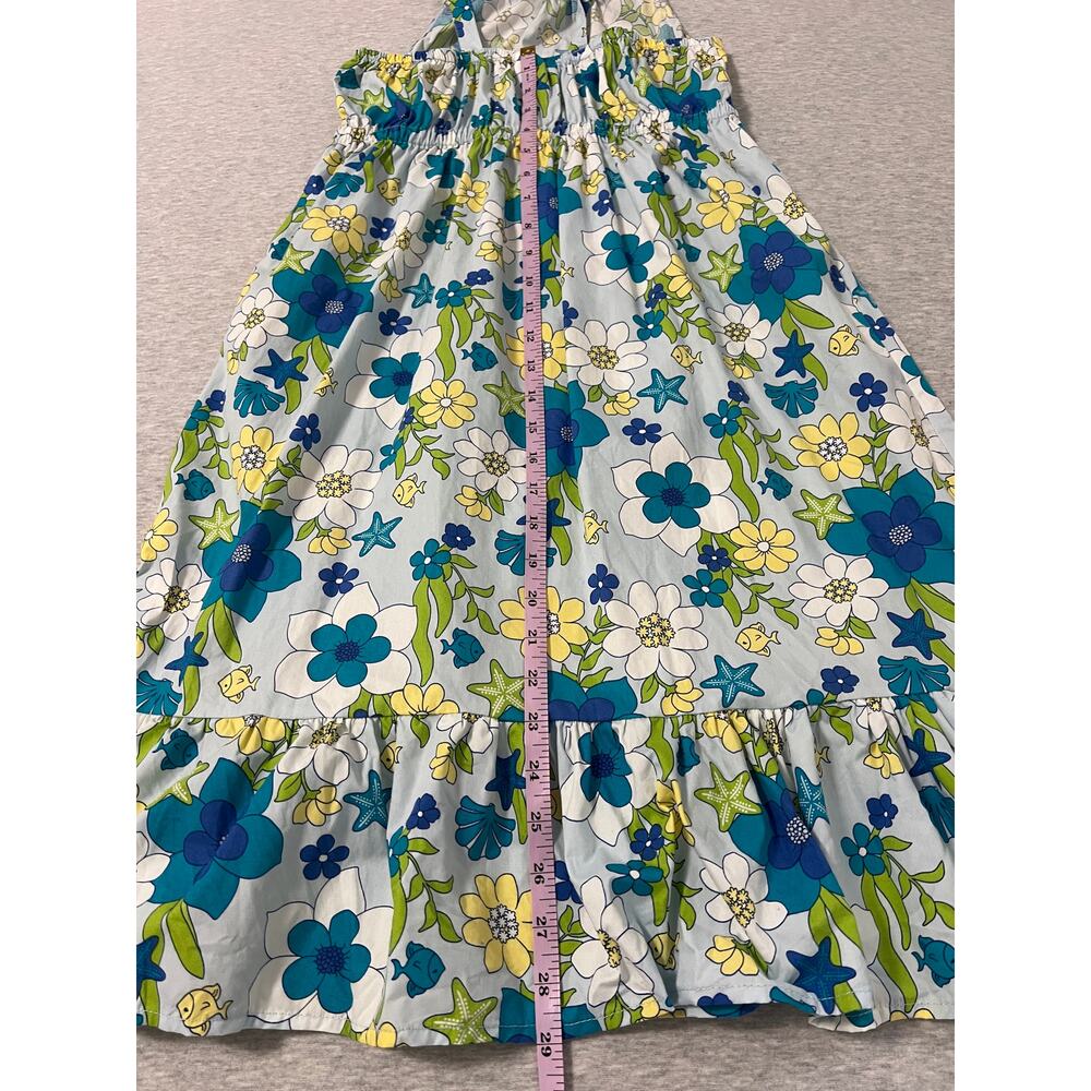 Gymboree Underwater Fantasy Sundress Girls Size 12 Blue Ruffle Dress Summer 2012 - Picture 12 of 12
